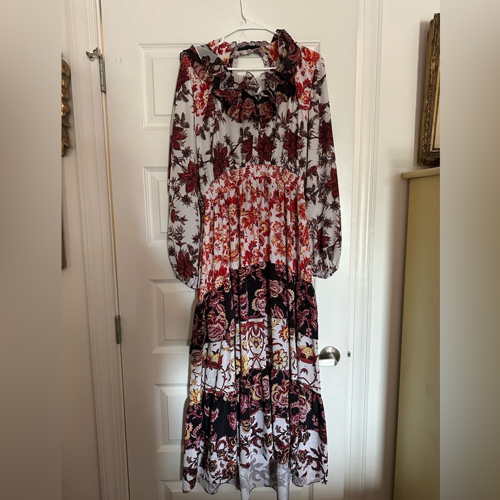 Anthropologie Pattern Maxi Dress